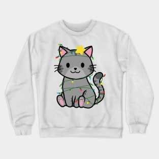 Xmas Tabby Crewneck Sweatshirt